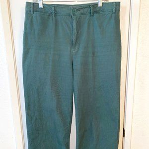 Old Navy Wide-Leg Cropped Chino Pant - Size 12